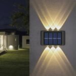 2 Appliques murales solaires 6 LED – Image 2