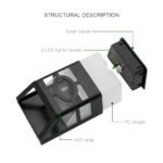 Paque 4 Appliques solaires jaune – Image 3