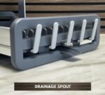 Égouttoir à vaisselle haut de gamme à deux niveaux en aluminium – Image 5