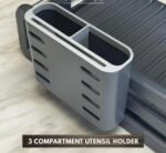 Égouttoir à vaisselle haut de gamme à deux niveaux en aluminium – Image 6